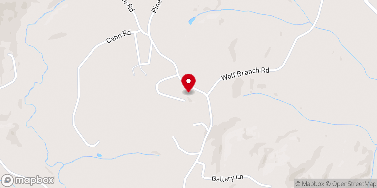 Map showing location of Macedonia Freewill Baptist Church