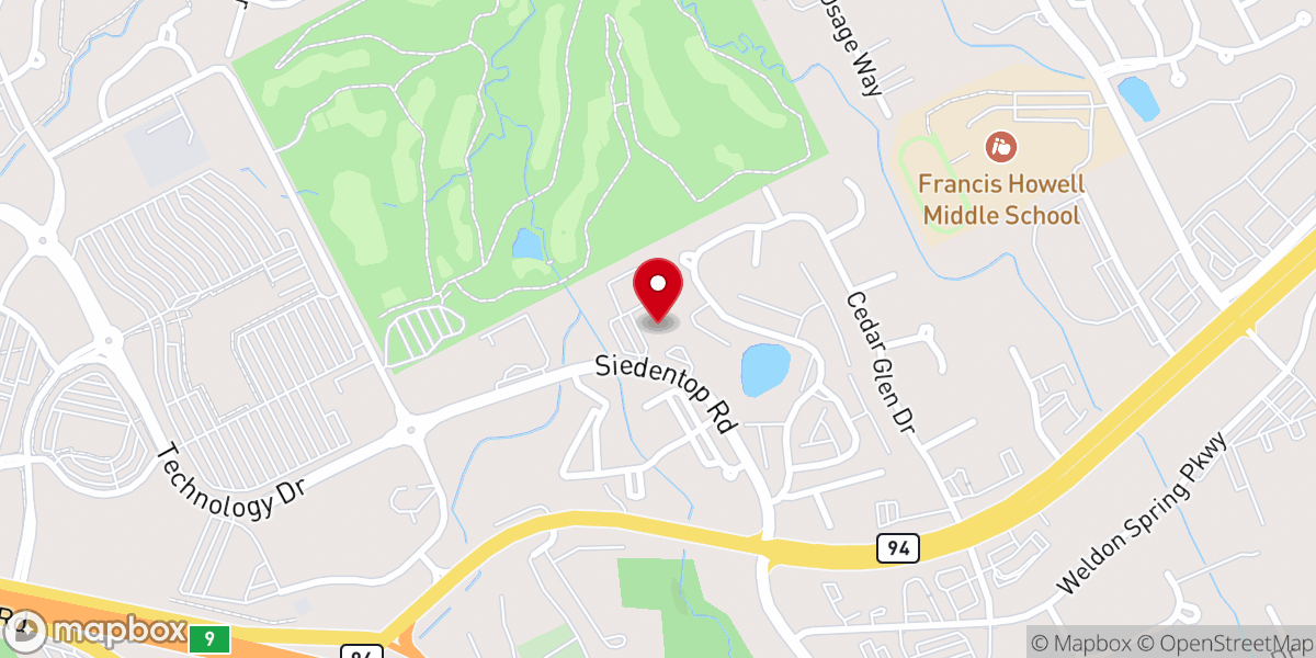 Map showing location of Faith Church | Weldon Spring