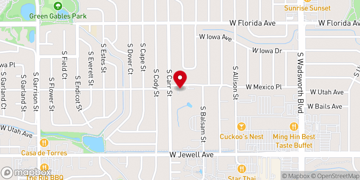 Map showing location of Christ Gospel Church of Denver - Jehova Nissi