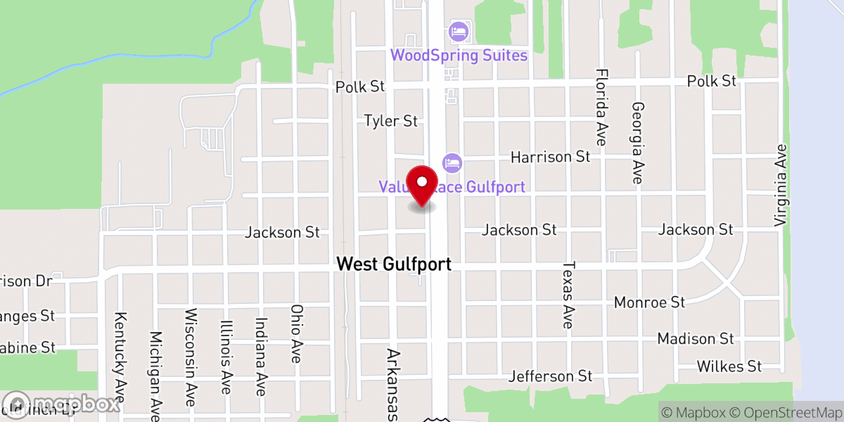 Map showing location of St Andrews Church of God