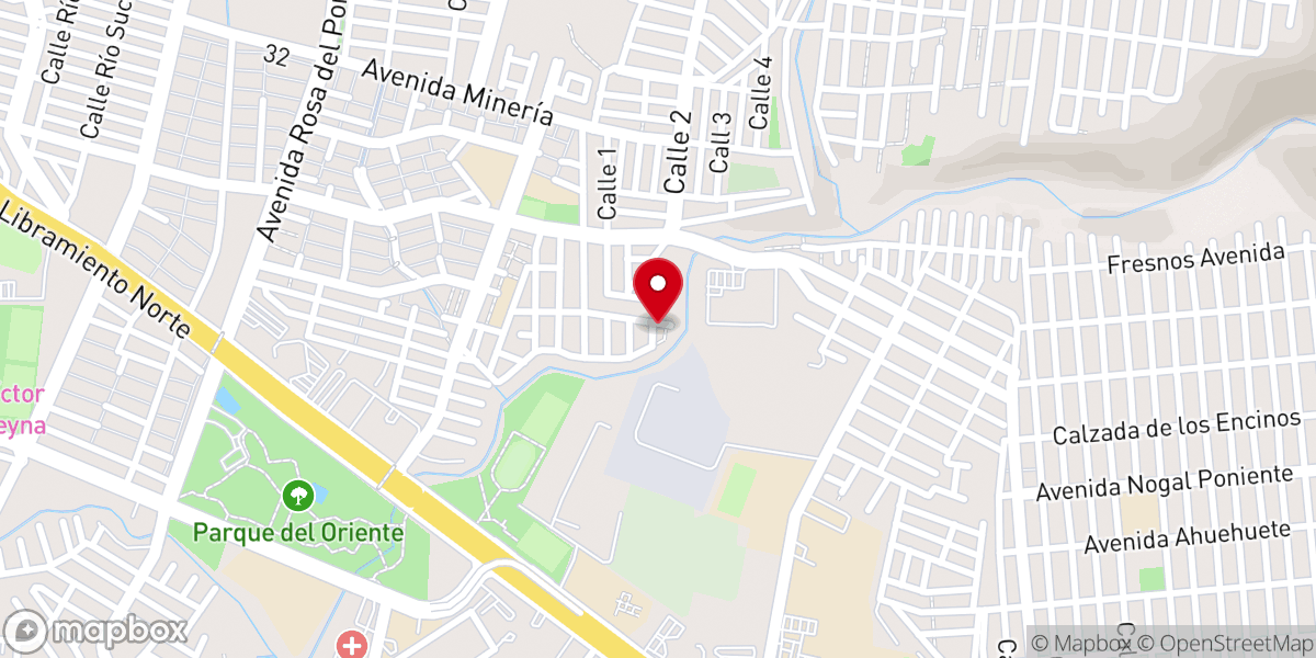 Map showing location of Iglesia María Auxiliadora