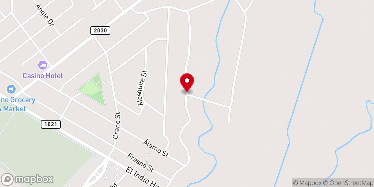 Map showing location of Church in chula vista