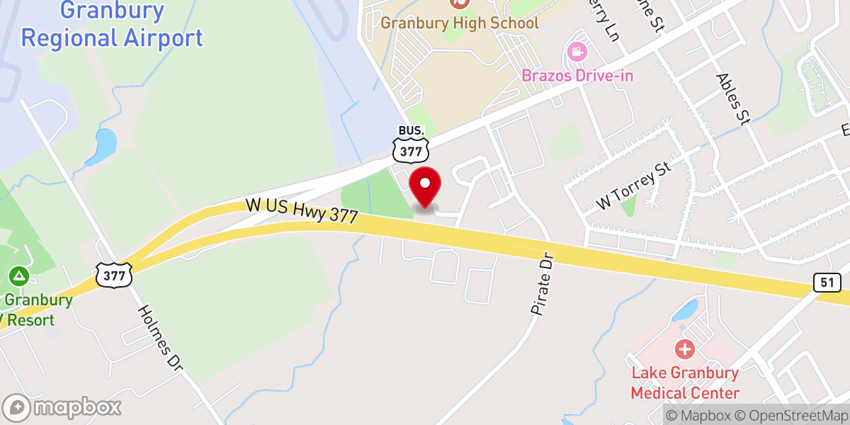 Map showing location of CenterPoint Church