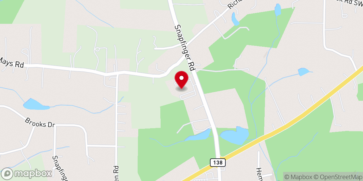 Map showing location of Greater New Hope Christian Assembly