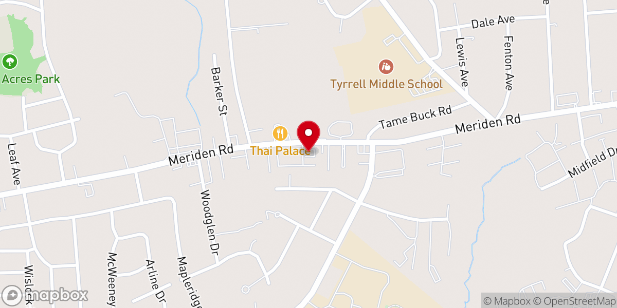 Map showing location of RCCG Chapel of His Glory Waterbury CT