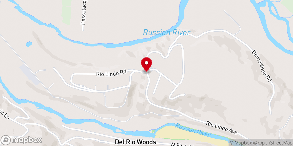 Map showing location of Rio Lindo Academy Seventh-Day Adventist Church