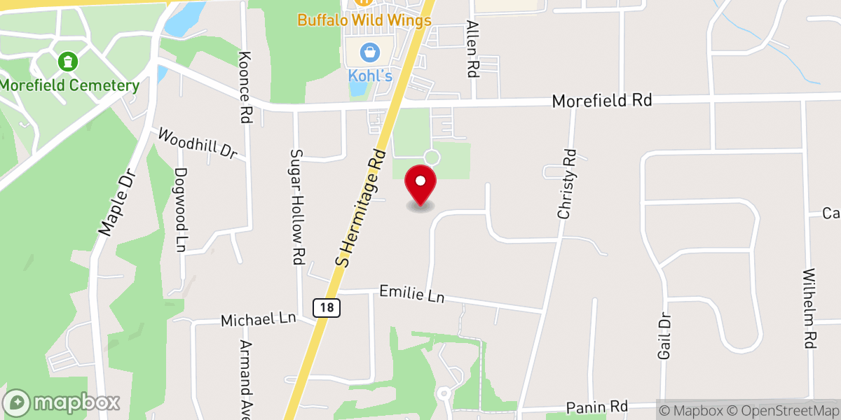 Map showing location of Truth & Grace Fellowship