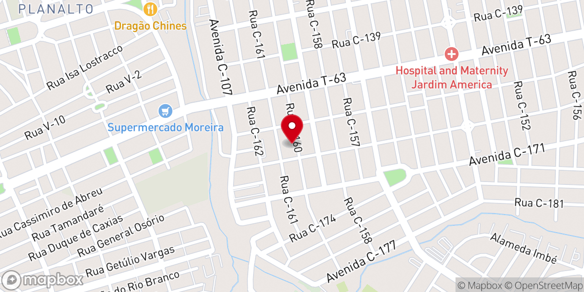 Map showing location of AD Missão Jardim América - Sede