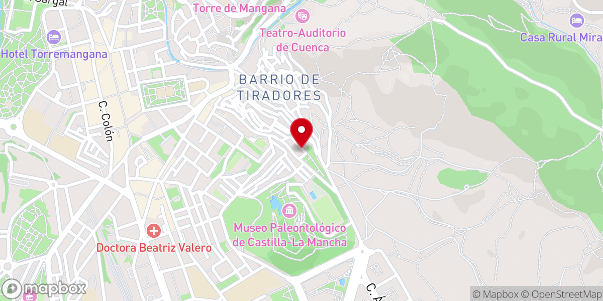 Map showing location of Capilla Nuestra Señora de Fátima