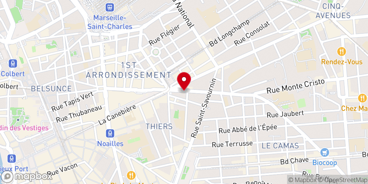 Map showing location of Paroisse Catholique