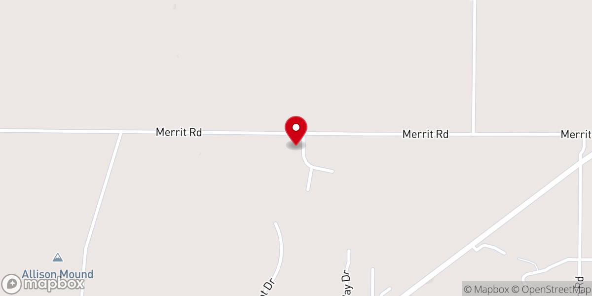 Map showing location of Wesley Chapel Parsonage