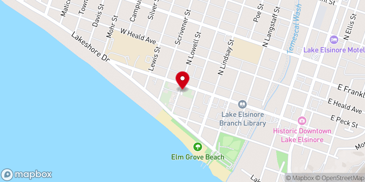 Map showing location of First United Methodist Church