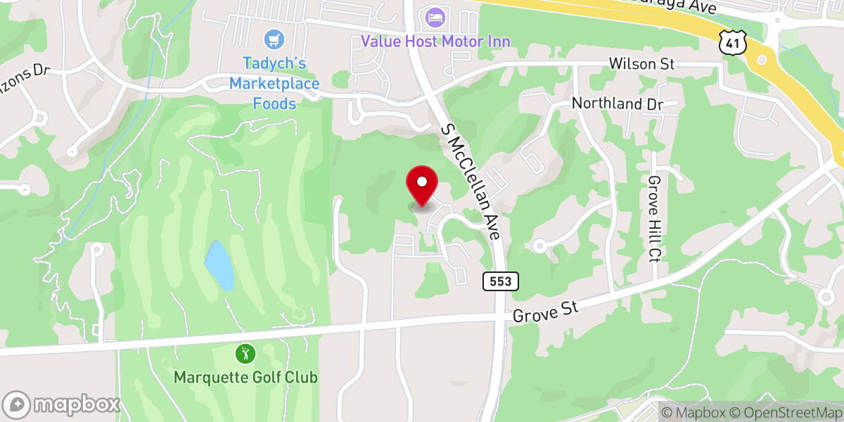 Map showing location of Yooper Catholic