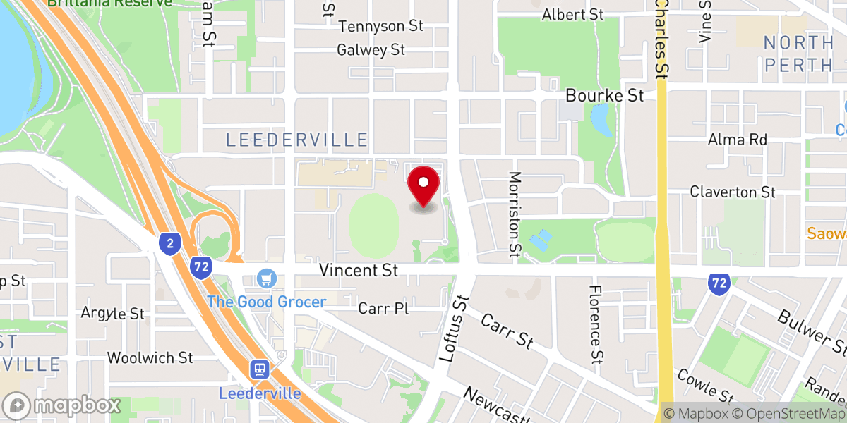 Map showing location of AFM Perth Assembly