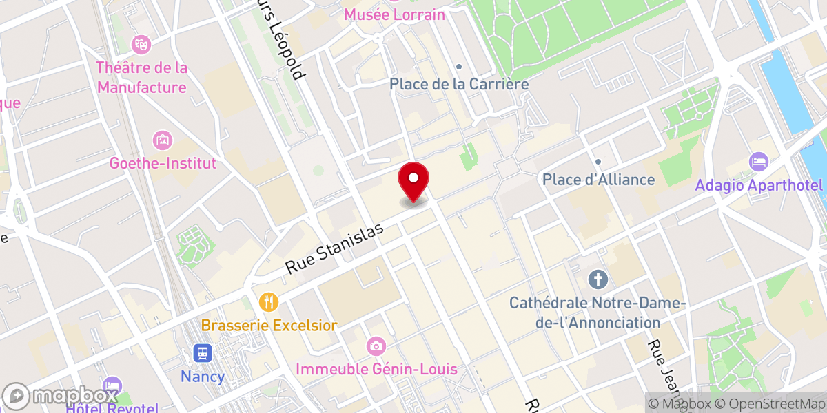 Map showing location of Église Adventiste du 7ème Jour