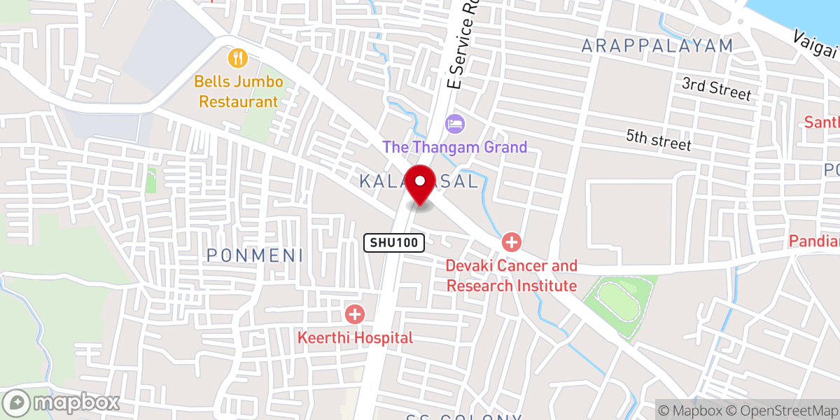 Map showing location of All Saints' Church