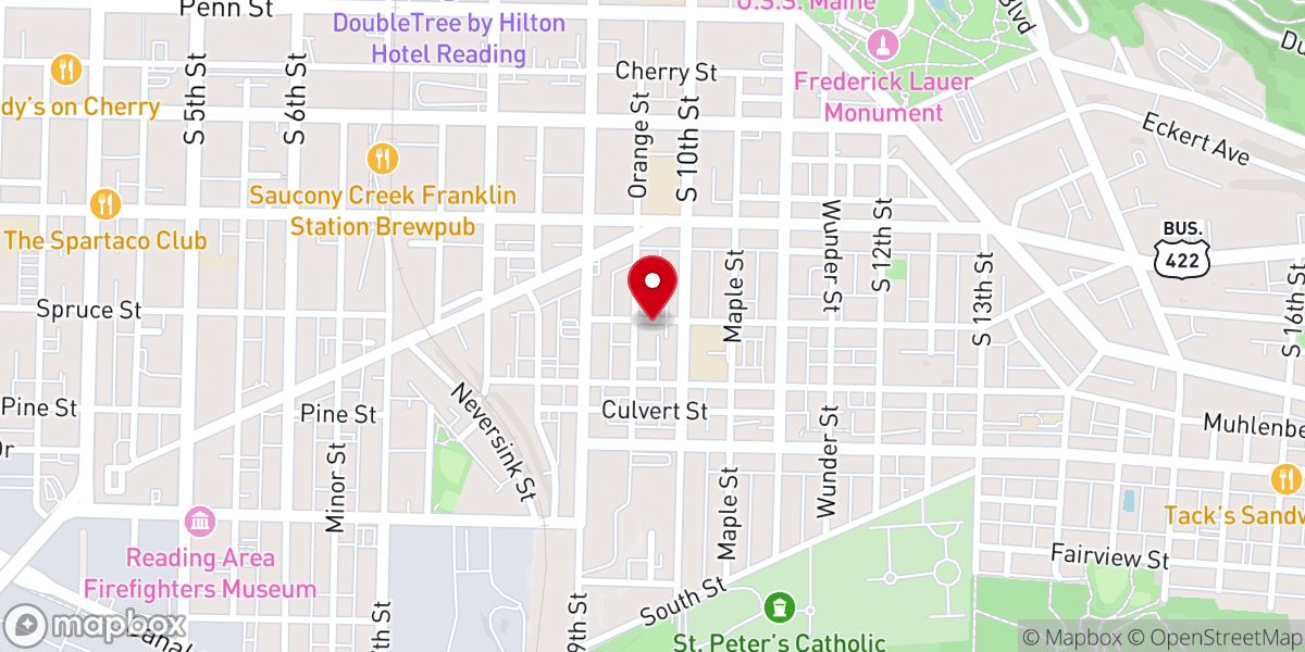 Map showing location of City Light Ministry - Fortress