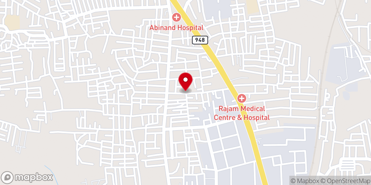 Map showing location of CSI Christ Church Sundarapuram