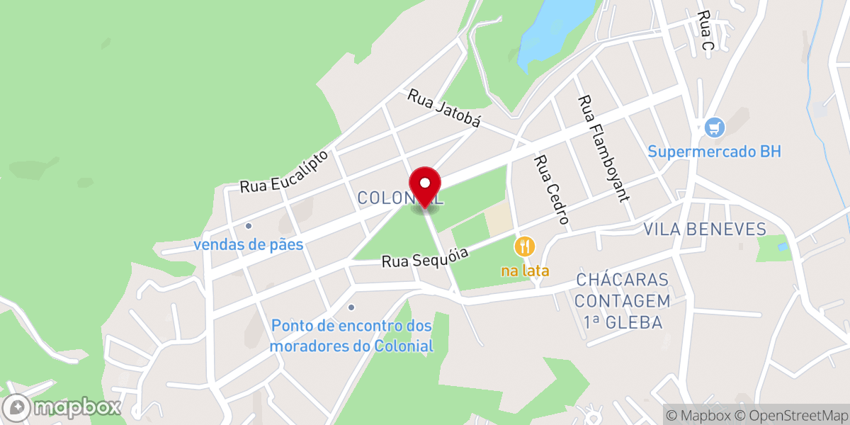 Map showing location of Comunidade Santíssima Trindade - Paróquia Nossa Senhora das Dores