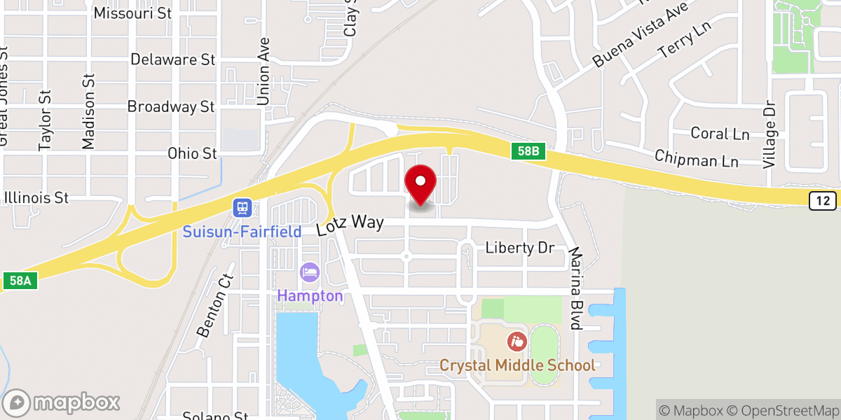 Map showing location of The Building Christian Fellowship