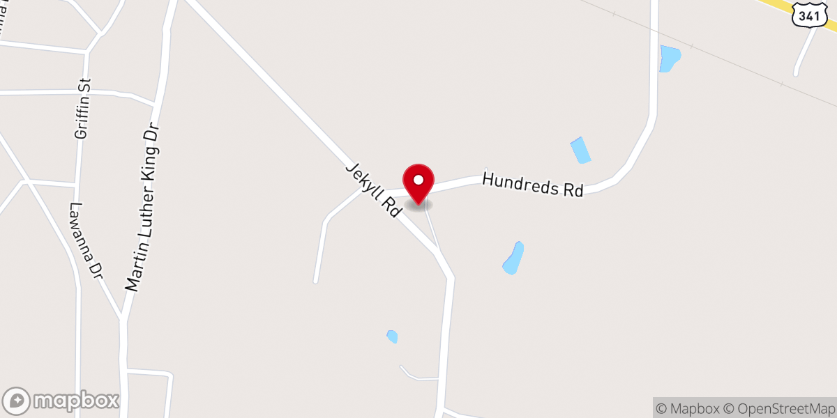 Map showing location of Greater Saint Matthews Church