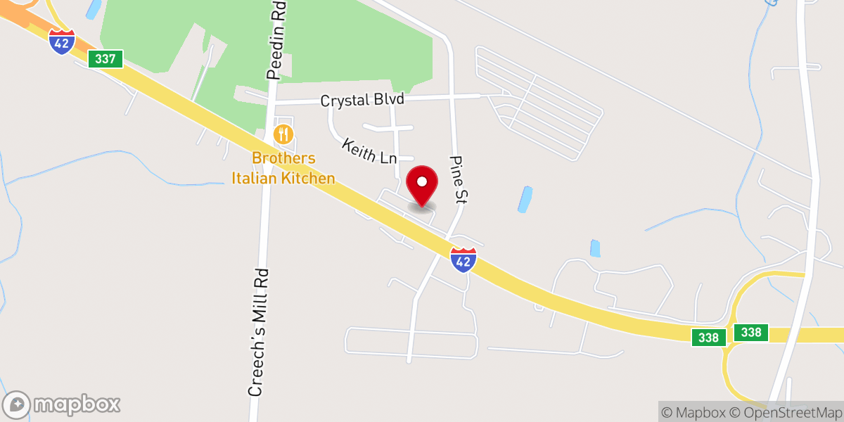 Map showing location of Ignite Bible Fellowship Church