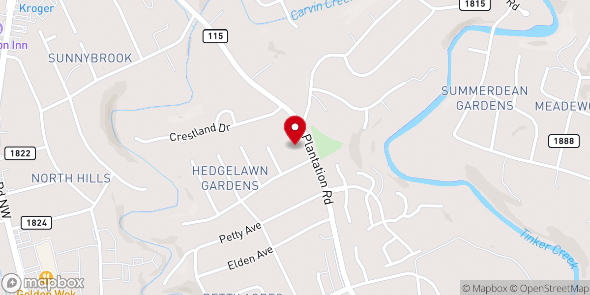 Map showing location of Summerdean Church-The Brethren
