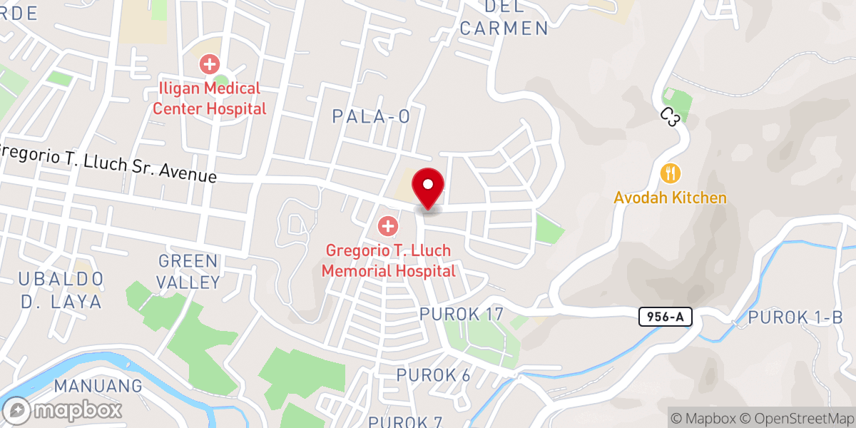 Map showing location of Church of God World Missions Philippines - Iligan City