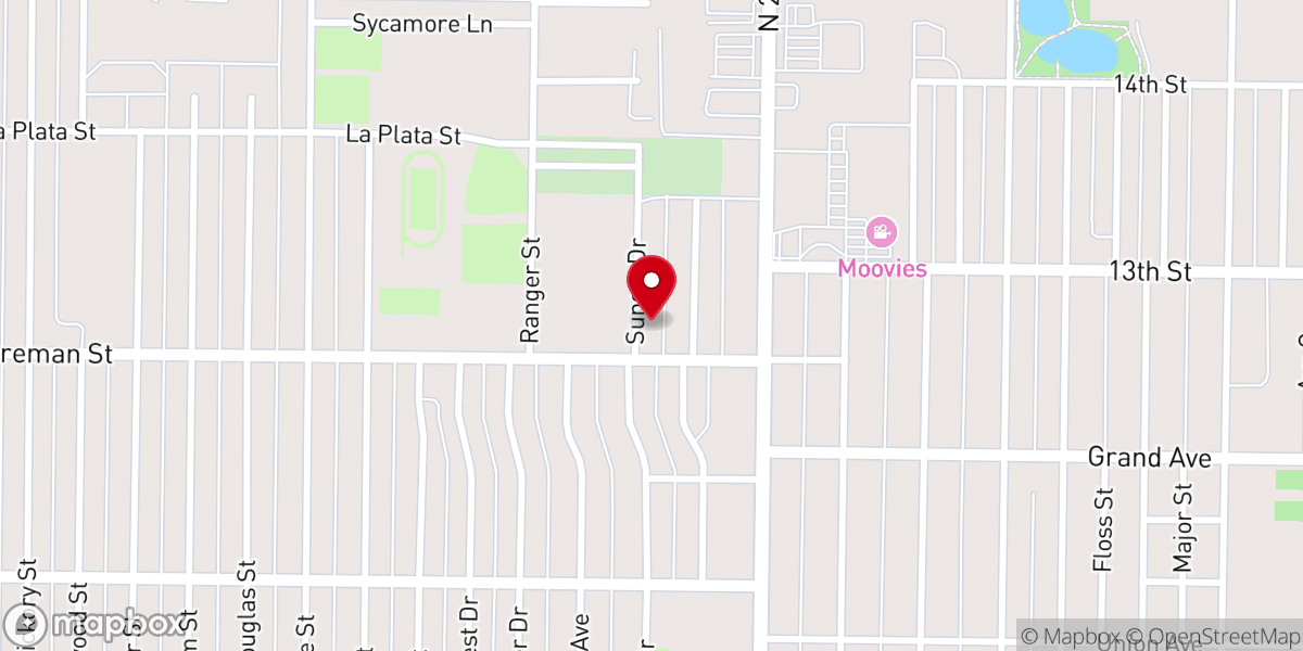 Map showing location of First Methodist Church Prsng