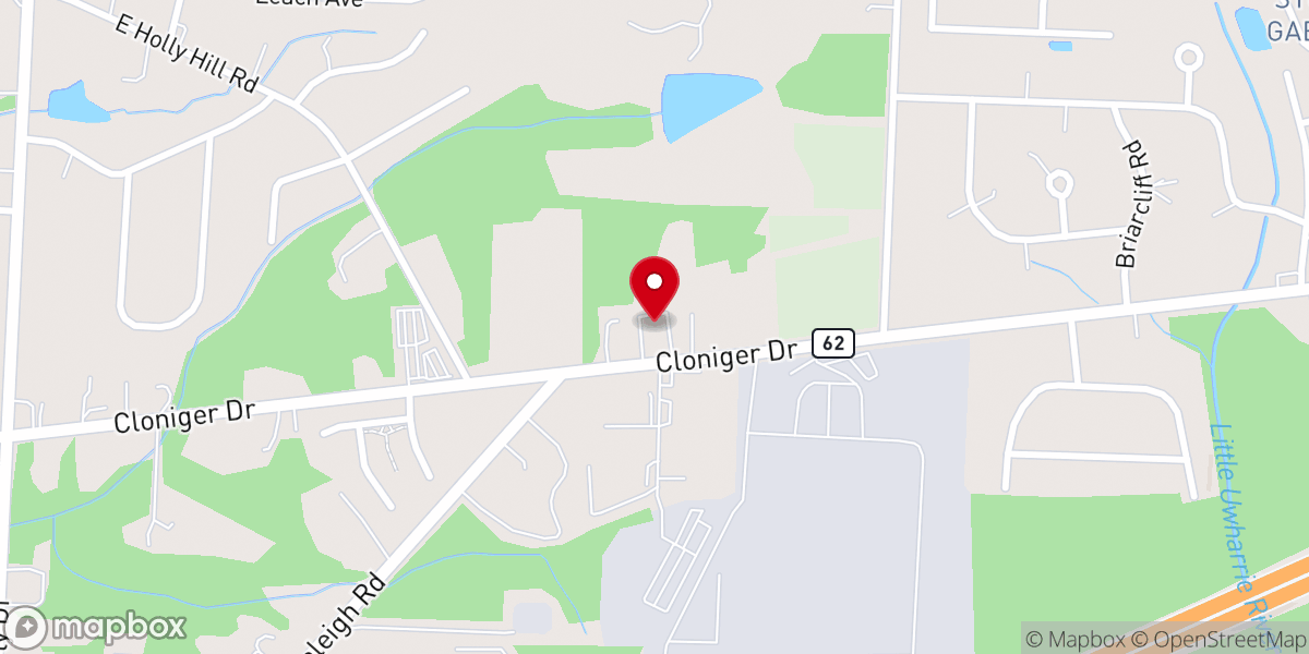 Map showing location of God's Harvest