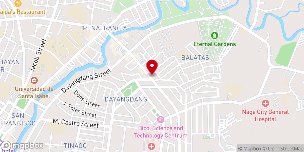 Map showing location of Christ's Commission Fellowship