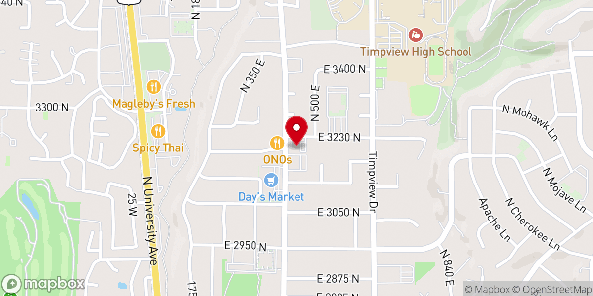 Map showing location of RCCG Fruit Of Life
