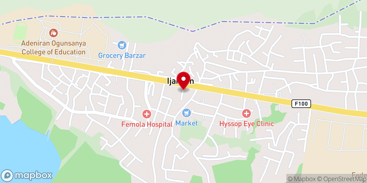 Map showing location of The Peculiar House Church Nigeria