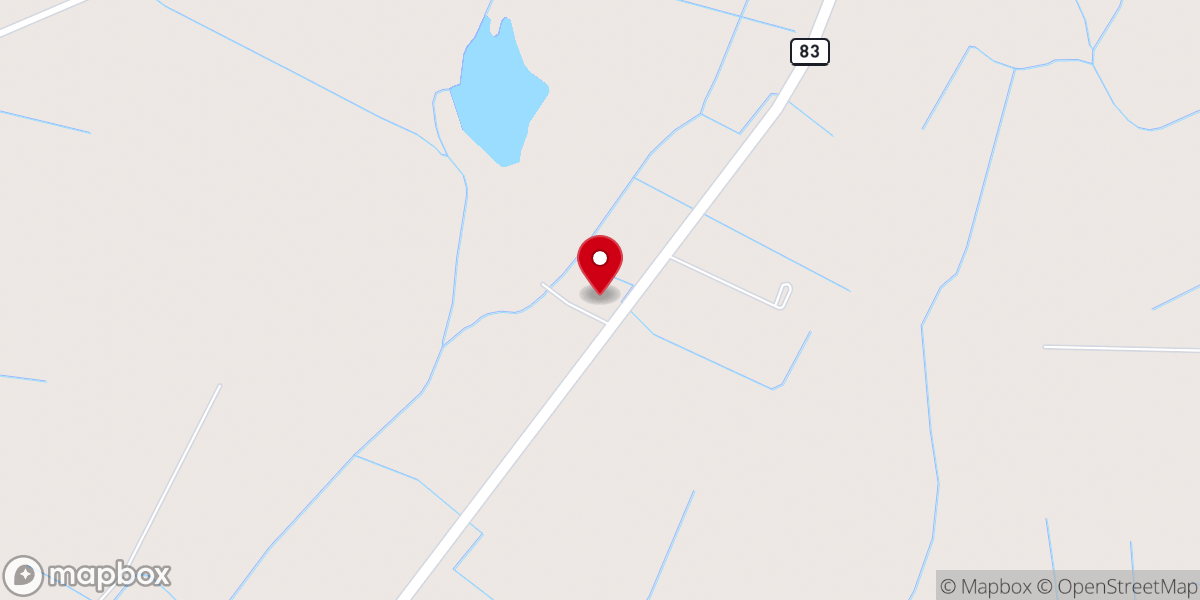 Map showing location of Zion Hill AME Zion Church