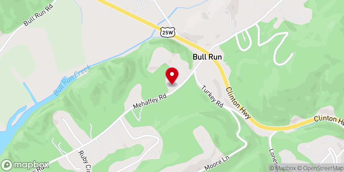 Map showing location of The Church of God of the Union Assembly of Claxton