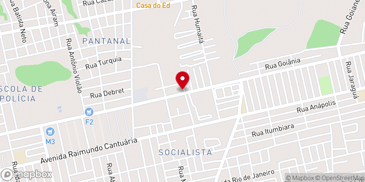 Map showing location of Igreja Batista Amor as Nações - IBAN