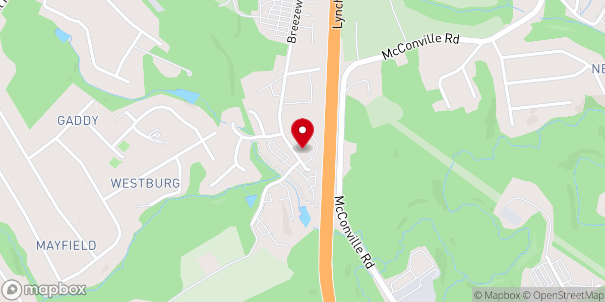 Map showing location of Passion Community Church