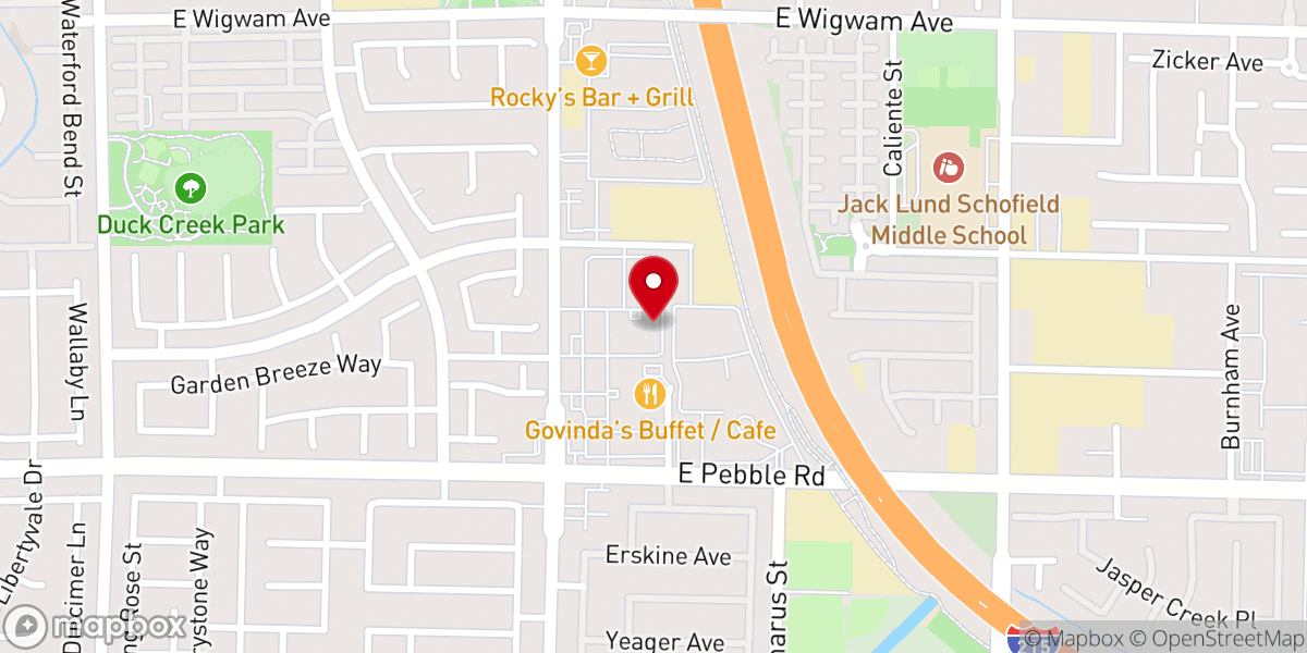 Map showing location of Elope in Las Vegas
