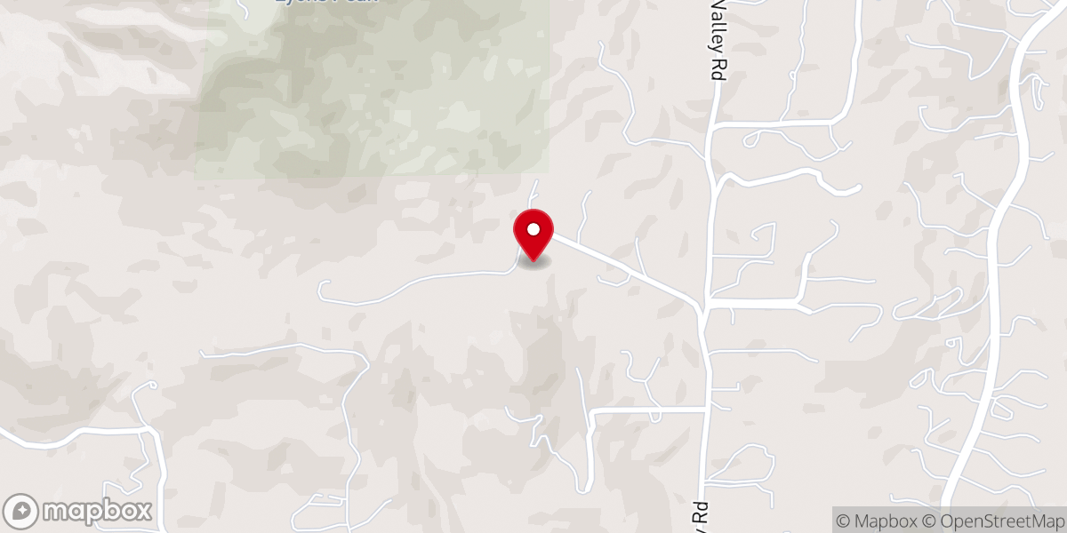 Map showing location of Shepherd's Trail Catholic Retreat Center and Campground