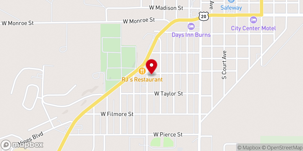 Map showing location of First Pentecostal Church