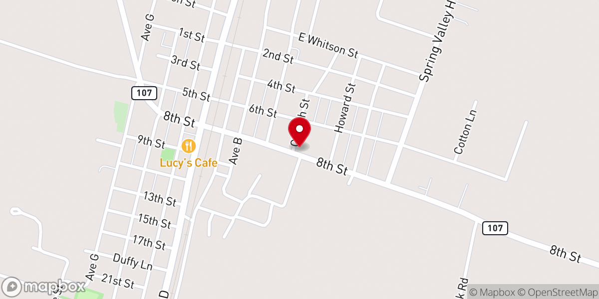 Map showing location of Refuge Worship