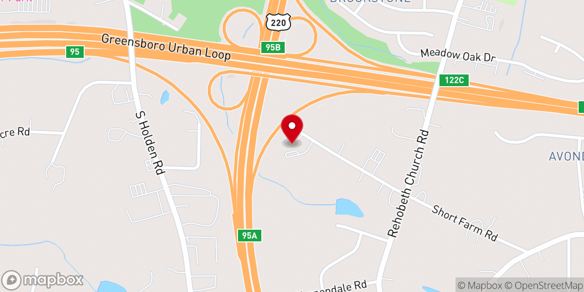 Map showing location of Bridge of Hope Church