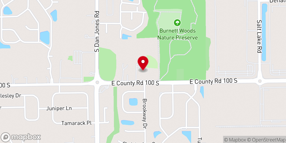 Map showing location of Light & Life Food Pantry