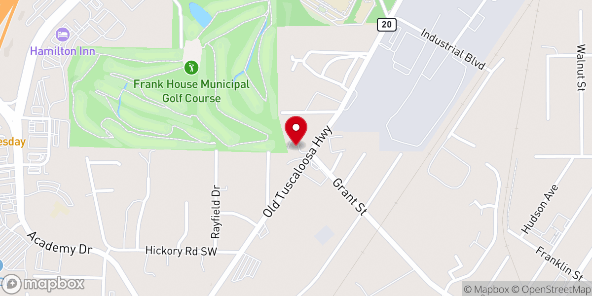 Map showing location of Mitchell Manor