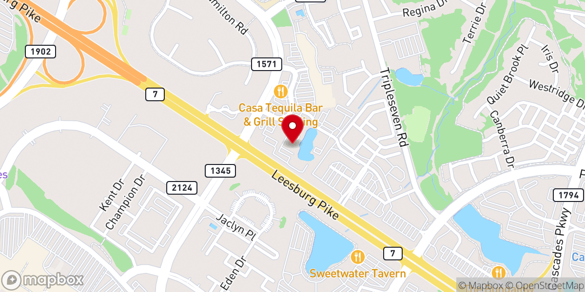 Map showing location of New Beginnings Christian Fellowship Church