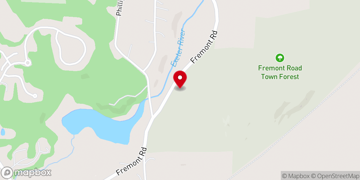 Map showing location of Sandown Town Forest
