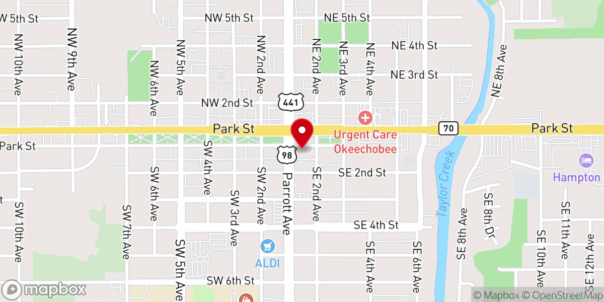 Map showing location of Refuge Church-Our Lord Jesus