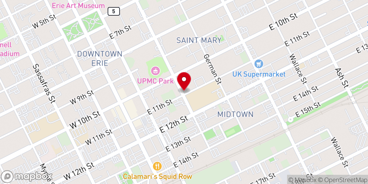 Map showing location of United Pentecostal Church