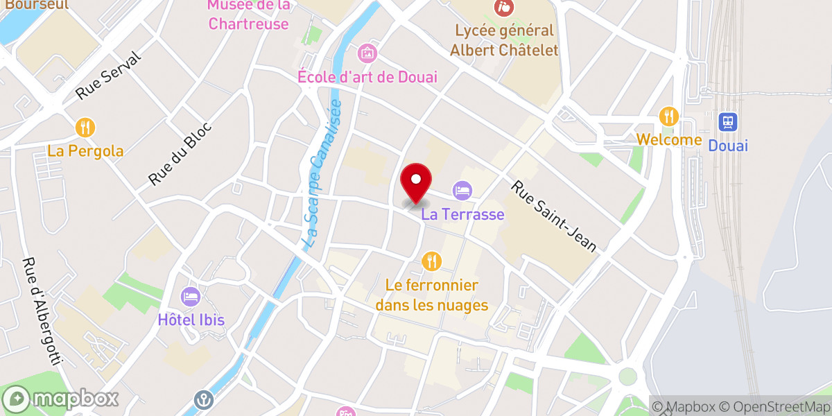 Map showing location of Collégiale Saint-Pierre