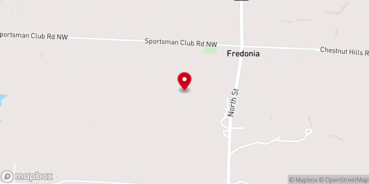 Map showing location of Truth Tabernacle